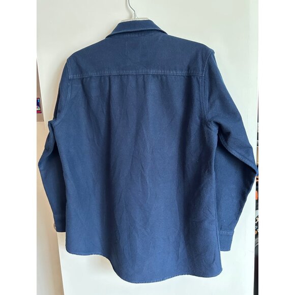 Old Mill Men Flannel Navy Blue Shirt Size XL - Picture 4 of 4